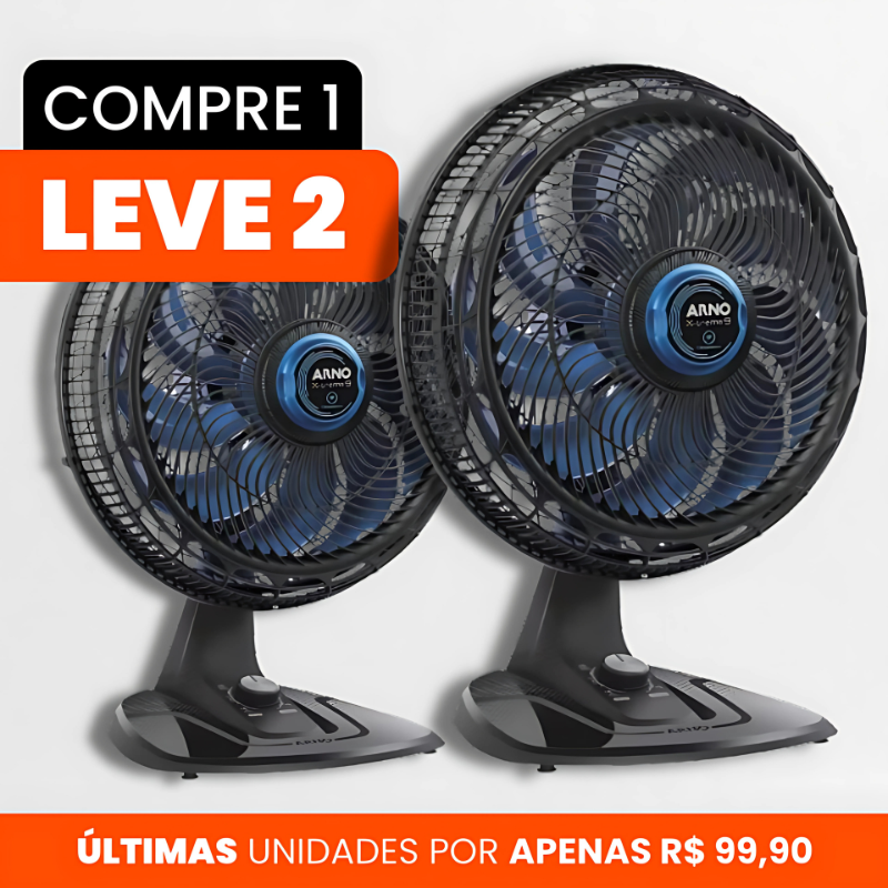 [COMPRE 1 LEVE 2] Ventiladores Portáteis - Bi-Volt Economia de Energia